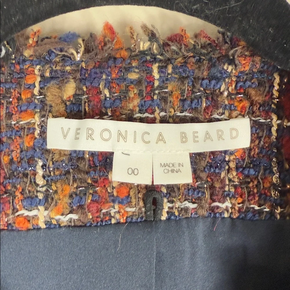 Veronica Beard Doris Dickey Metallic Bouclé-Tweed Jacket Blazer - Picture 6 of 10